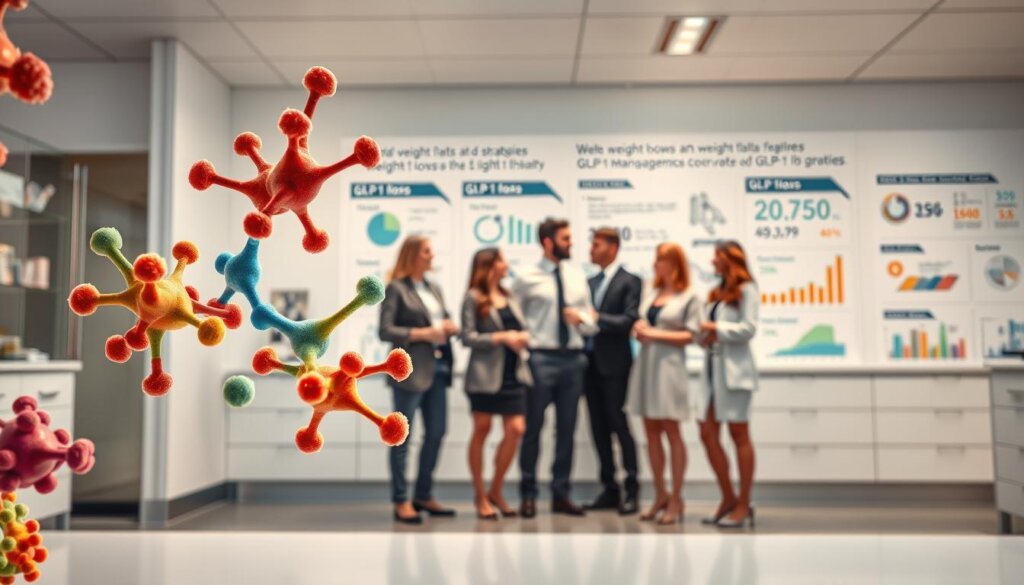 GLP-1 receptor agonists and weight loss effects