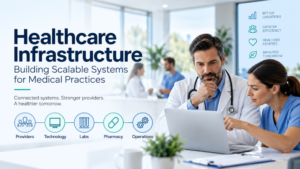 Healthcare infrastructure helps medical practices connect providers, technology, labs,