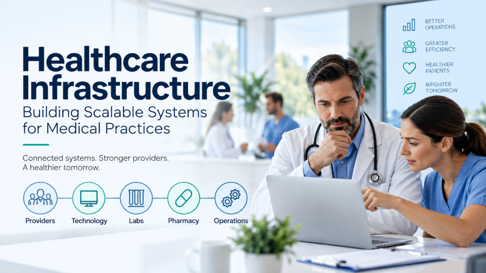 Healthcare infrastructure helps medical practices connect providers, technology, labs,