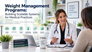 Weight management programs for scalable medical practices