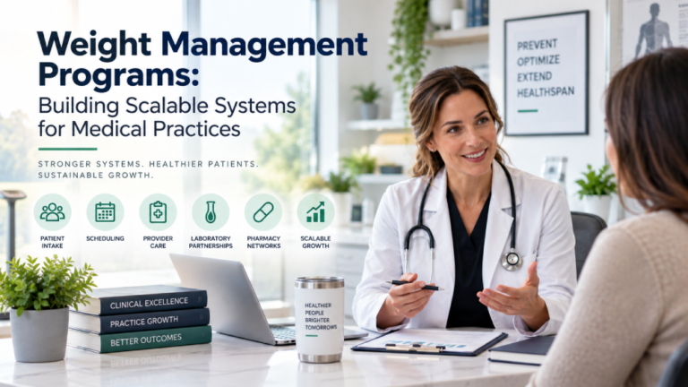 Weight management programs for scalable medical practices