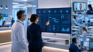 Clinical operations management dashboard supporting scalable medical practice workflows