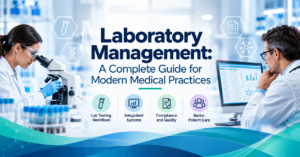 Laboratory management for modern medical practices with integrated diagnostic workflows