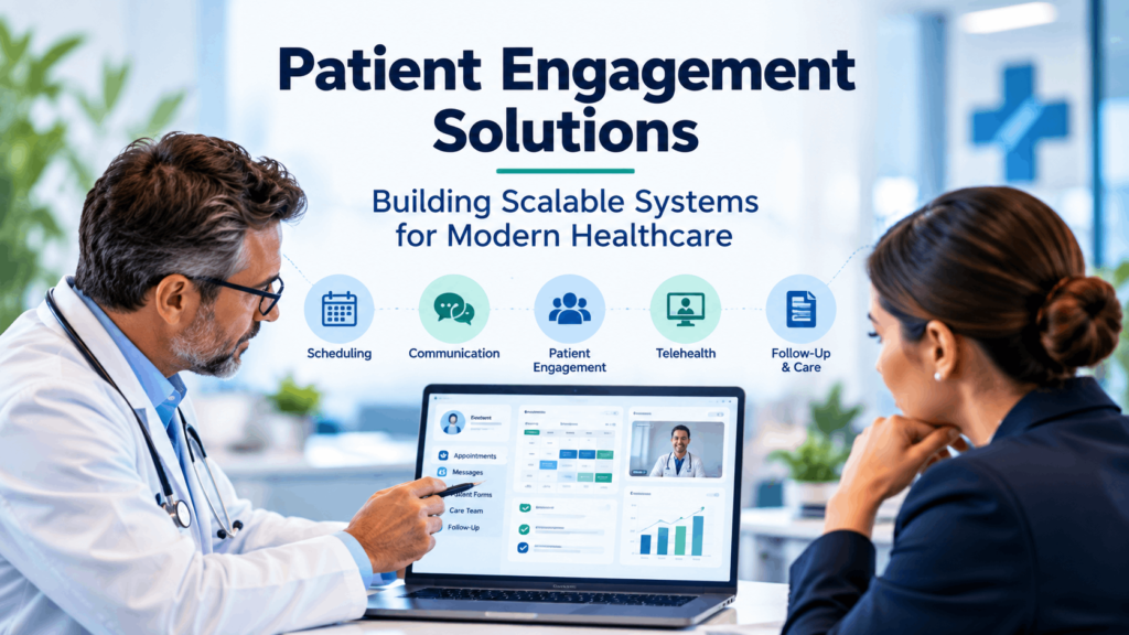 Patient engagement solutions for scalable modern healthcare